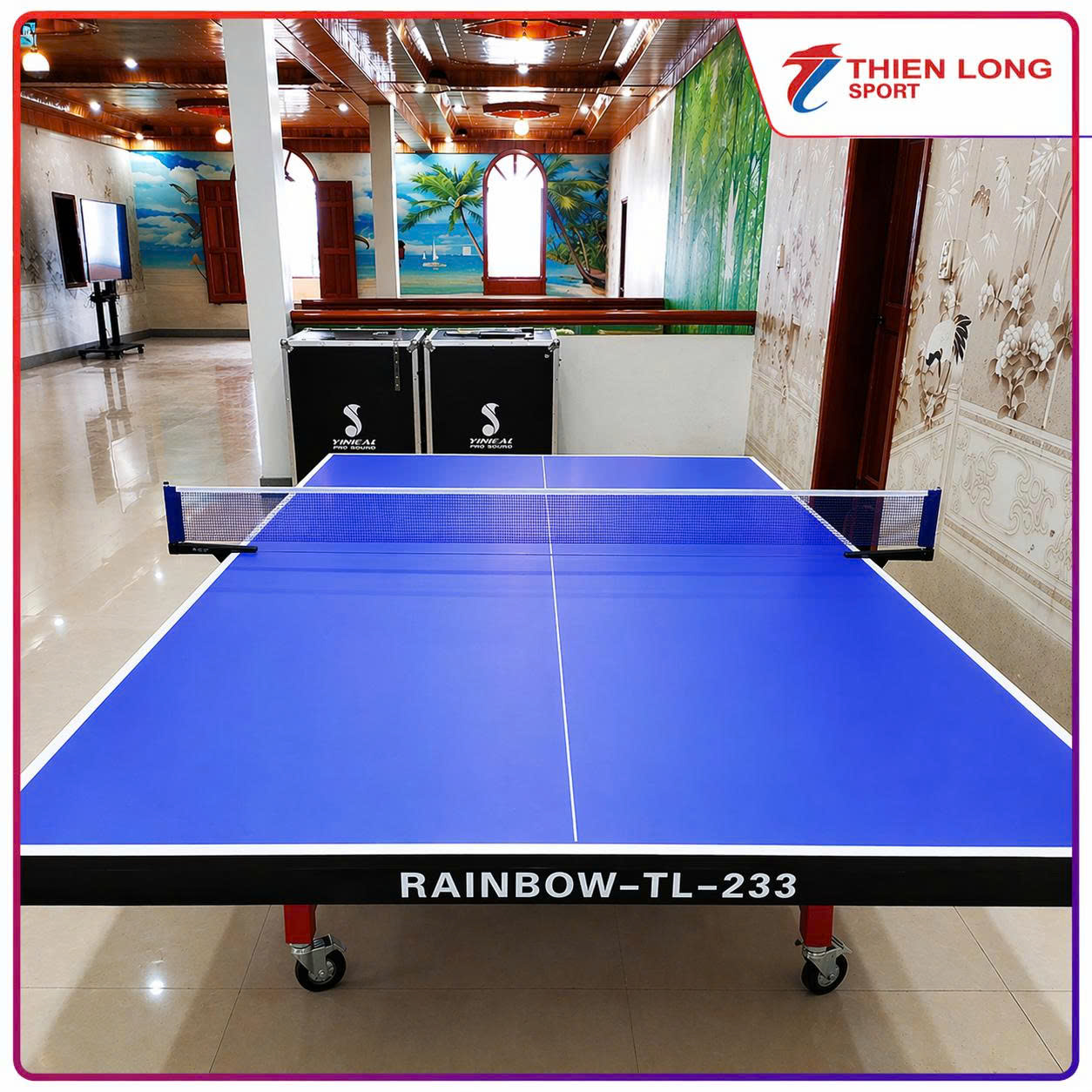 Bàn bóng bàn thi đấu nhập khẩu Rainbow TL-233